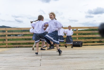 Wiślański Wygón Łowiec - występ Zespołu Regionalnego "Mała Wisła"